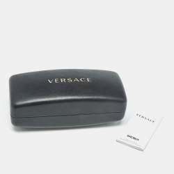 Pre Owned Versace Grey Mirrored MOD. 2180 Medusa Shield Sunglasses