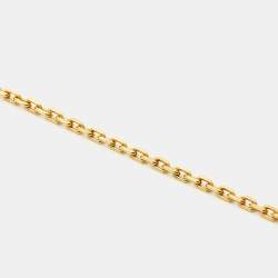 Pre Owned Versace Medusa Gold Tone Chain Necklace