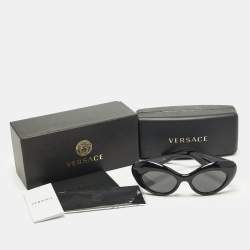 مملوكة مسبقًا Versace Black MOD 4456 Frame Cat Eye Sunglasses
