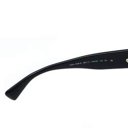 Versace Black Crystal Studded/Grey Gradient 4308-B Cat Eye Sunglasses