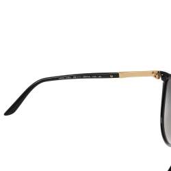 Pre Owned نظارة شمسية فيرساتشي إم أو دي 4260 عين قطه غرادينت أسود و ذهبي 