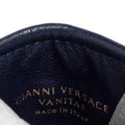 Pre Owned Versace Blue Leather Phone Holder