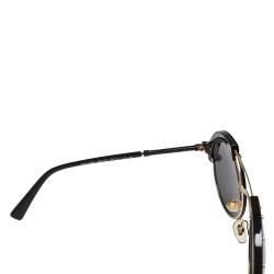 Pre Owned نظارة شمسية فيرساتشي مستديرة 4337 رمادي/ أسود