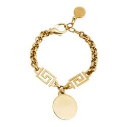 Pre Owned سوار فيرساتشي ميدوسا كريستال ذهبي اللون بدلاية