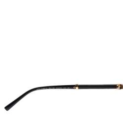 Pre Owned Versace Black 4365-Q Cat Eye Sunglasses