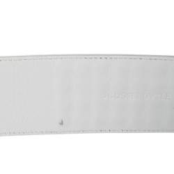 Versace White Studded Waist Belt 80CM