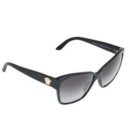 Pre Owned Versace Black Mod. 4277-A Medusa Gradient Square Sunglasses