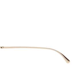 Pre Owned Versace Gold Tone Crystals/ Brown Gradient 2230-B Shield Sunglasses