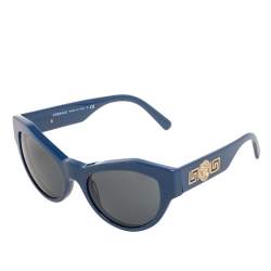 Pre Owned Versace Blue Mod.4253 Medusa Sunglasses