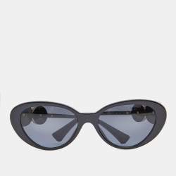 Versace Black/Grey 4433-U Cat-Eye Sunglasses