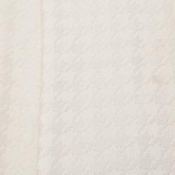 Pre Owned Versace Cream Wool Jacquard Stole