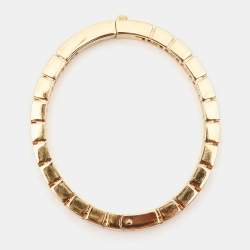 Versace Meander Gold Tone Bangle Bracelet