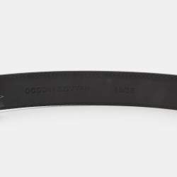 Versace Black Leather Medussa Buckle Belt 90CM