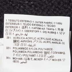 مملوكة مسبقًا Versace Black Fleece Buttoned Cardigan S