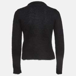 مملوكة مسبقًا Versace Black Fleece Buttoned Cardigan S