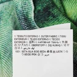 Versace Green Tie-Dye Silk Tie-Dye Sweatshirt M