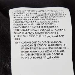 Pre Owned Versace Black Logo Print Cotton Jersey Tank Top S