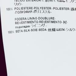 Pre Owned Versace Pink Crepe Double Breasted Button Detail Trench Coat S