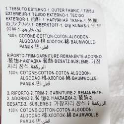 Pre Owned Versace Home White Monogram Medusa Amplified Terry Bathrobe XL