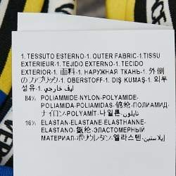 Pre Owned Versace Multicolor Ventagli Print Jersey Leggings S