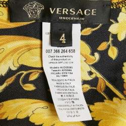 Versace Underwear Yellow Barocco Print Silk Camisole XL