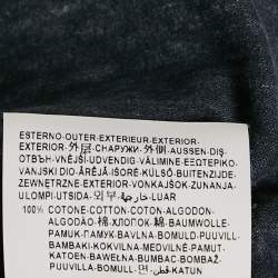 Versace Black Printed Cotton Crew-Neck T-Shirt S
