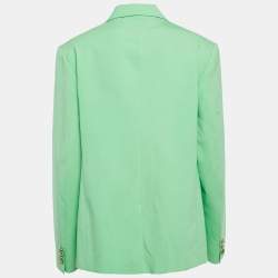 Versace Green Wool Single Breasted Blazer L