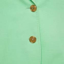 Versace Green Wool Single Breasted Blazer L