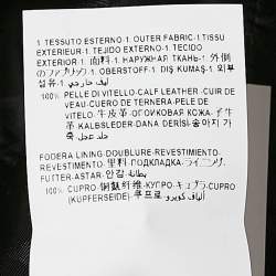 Pre Owned Versace Black Leather Medusa Detail Belt Mini Skirt S