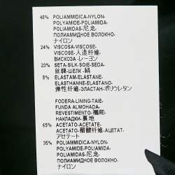 مملوكة مسبقًا Versace Black Jersey Panel Detail Long Sleeve Mini Dress M