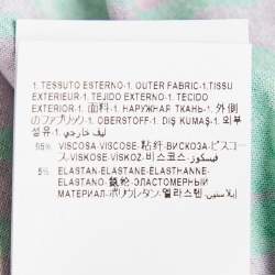 Pre Owned Versace Multicolor Printed Jersey Crew Neck T-Shirt S