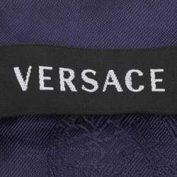 Versace Multicolor Viscose Blend Long sleeve Mini Dress M