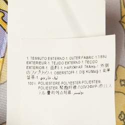 Versace Purple/Yellow Barocco Baroque Print Silk Shirt and Pants Set XS