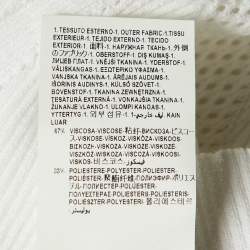 Versace White Rib Knit Crew Neck Jumper M 