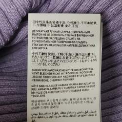 Versace Purple Rib Knit Top S