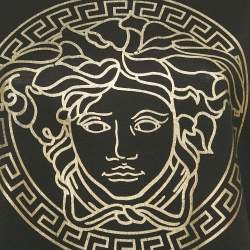 Versace Black Medusa Print Jersey T-Shirt M