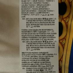 Pre Owned Versace Blue Baroque Print Silk Puffer Down Jacket S 