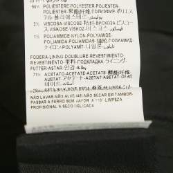 Pre Owned Versace Yellow Printed Lace Detaiil Bralette S