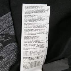 Pre Owned  Versace Black Make It Happen Print Cotton T-Shirt S 