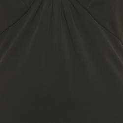 Pre Owned Versace Black Jersey Halter Neck Top M