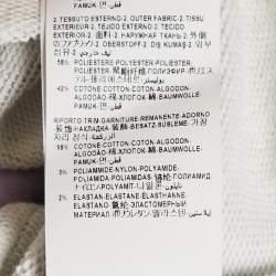 Pre Owned Versace Lilac /Green Baroque Mosaic Print Cotton Hooded Sweatshirt M 