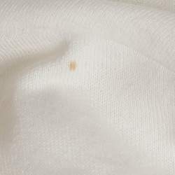 Pre Owned Versace White Cotton Tresor De La Mer Crew Neck T-Shirt S
