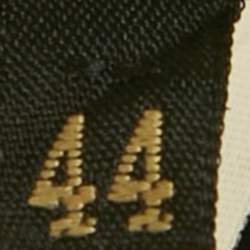 مملوكة مسبقًا جاكيت زري أمامي قطن مزيج أسود من فيرساتشي مقاس متوسط - ميديم