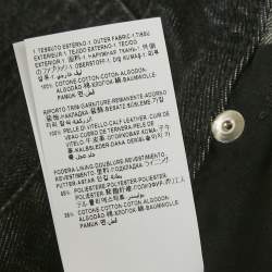 مملوكة مسبقًا Versace Dark Grey Denim Wide Leg Jeans M Waist 34"