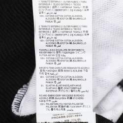 Pre Owned Versace Black/Pink Jersey La Greca Hoodie M