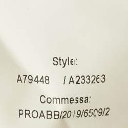 Pre Owned Versace Multicolor Printed Silk Top and Skirt Set S