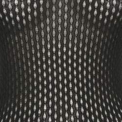 Pre Owned توب ضيق شفاف أسود فيرساتشي مقاس صغير