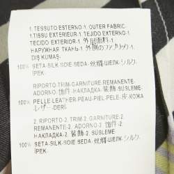 مملوكة مسبقًا فستان فيرساتشي قميص حرير مطبوع متعدد الألوان مقاس وسط (ميديوم)