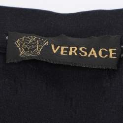 مملوكة مسبقًا تي شيرت فيرساتشي جيرسي طباعة نمر متعدد الألوان مقاس صغير