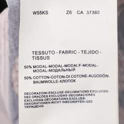 مملوكة مسبقًا تي شيرت فيرساتشي جيرسي طباعة نمر متعدد الألوان مقاس صغير